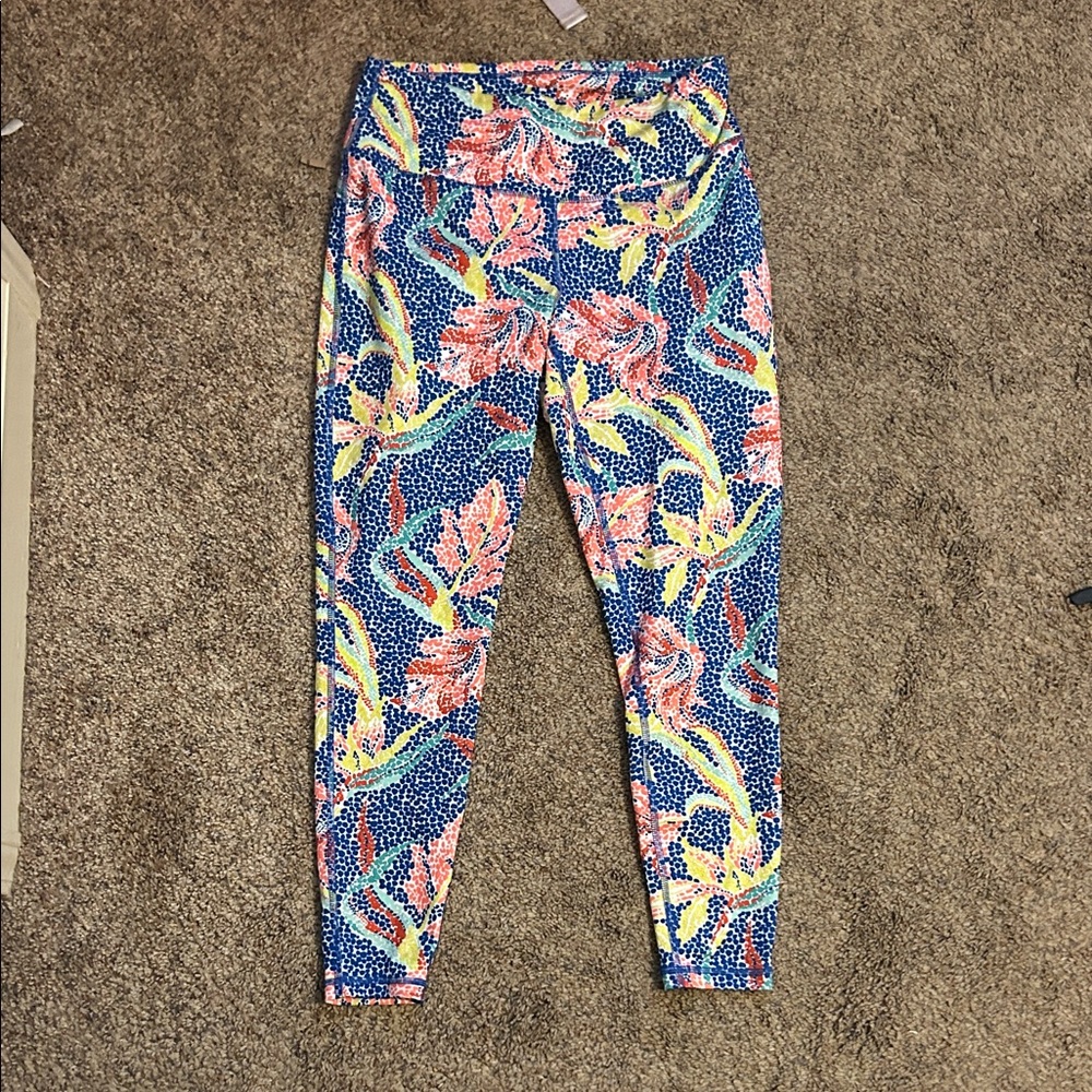 Crown & Ivy Multicolor Abstract Leggings